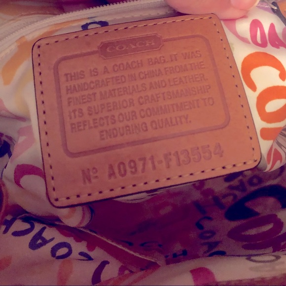 Pretty Coach backpack - Picture 3 of 5